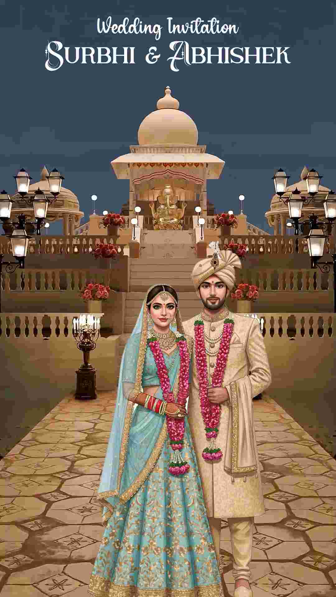 Wedding Invitation Card Template